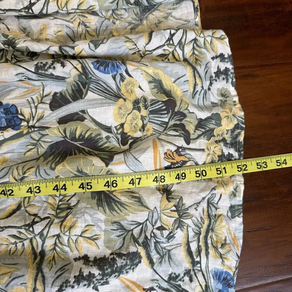 ABERCROMBIE & FITCH Plunge Maxi Dress in Multicolor Tropical Print NWT